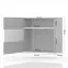 Závesná skrinka Piano VK60-1KS/PN-70/KA/70 lakované crystal white,3