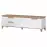 TV stolík Brio TV lakované pacific walnut/crystal white