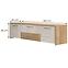 TV stolík Gala TV184-2K2F/GL lakované pacific walnut/beige,2