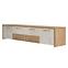 TV stolík Gala TV220-2K4F/GL lakované pacific walnut/beige