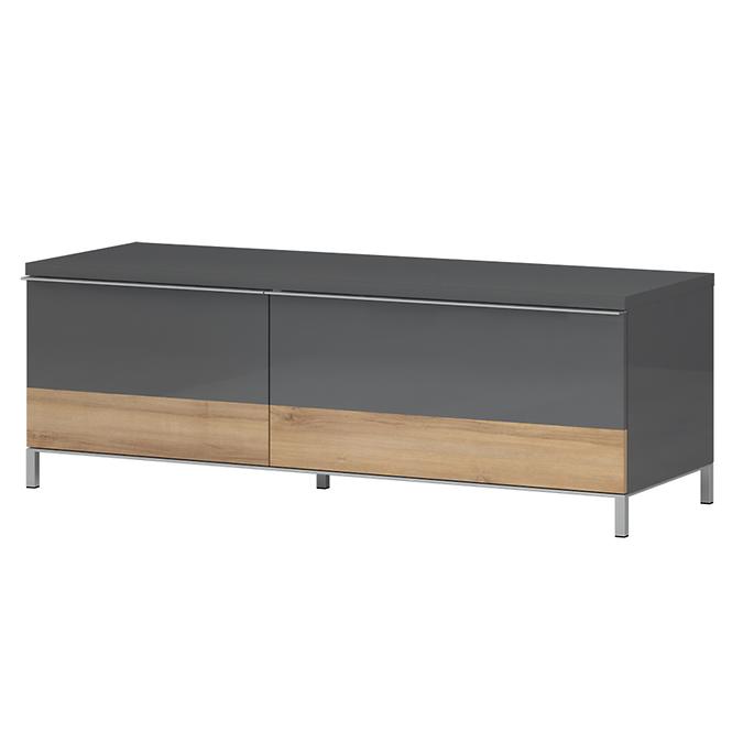 TV stolík Onyx TV130-1K1F/ON lakované anthracite/pacific walnut