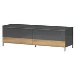 TV stolík Onyx TV150-2F/ON lakované anthracite/pacific walnut