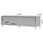 TV stolík Onyx TV150-2F/ON lakované anthracite/pacific walnut,3