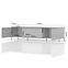 TV stolík Onyx TV180-2K1F/ON lakované anthracite/pacific walnut,3