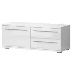 TV stolík Piano TV120-1K2F/PN-70/KA/70-70/KA/70 lakované crystal white