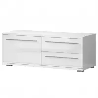 TV stolík Piano TV120-1K2F/PN-70/KA/70-70/KA/70 lakované crystal white