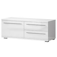TV stolík Piano TV120-1K2F/PN-70/KA/70-70/KA/70 lakované crystal white