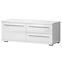 TV stolík Piano TV120-1K2F/PN-70/KA/70-70/KA/70 lakované crystal white