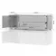 TV stolík Piano TV135-1K2F/PN-70/KA/70 lakované crystal white,3