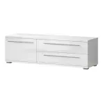 TV stolík Piano TV150-1K2F/PN-70/KA/70 lakované crystal white