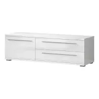 TV stolík Piano TV150-1K2F/PN-70/KA/70 lakované crystal white