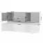 TV stolík Piano TV150-2K2F/PN-70/KA/70 lakované crystal white,3