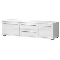 TV stolík Piano TV165-2K2F/PN-70/KA/70 lakované crystal white