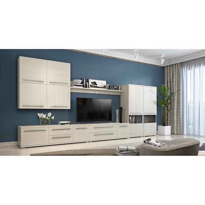 TV stolík Piano TV120-1K2F/PN-71/KA/71 lakované  beige