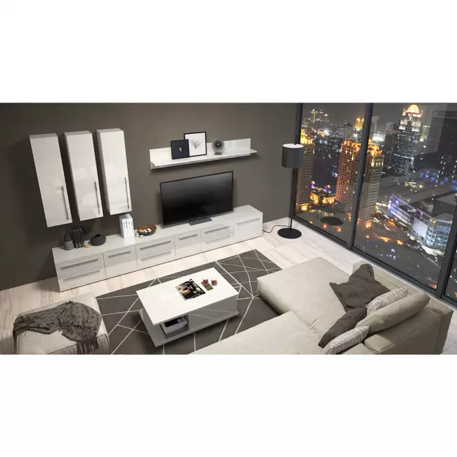 TV stolík Piano TV180-2K2FV/PN-71/KA/71 lakované beige,7