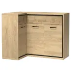 Komoda Rohová Doska M15* Odraz Mediolan Natural Hikora