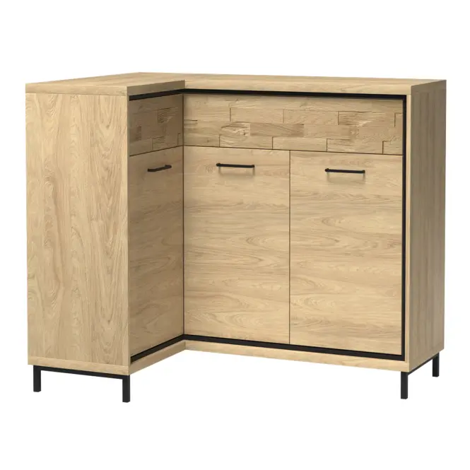 Komoda Rohová Doska M15* Odraz Mediolan Natural Hikora,4