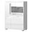 Vitrína Piano V90-2KSV/PN-70/KA/70 lakované crystal white