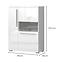 Vitrína Piano V90-2KS/PN-70/KA/70 lakované crystal white,2