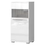 Vitrína Piano V60-1KSV/PN-70/KA/70 lakované crystal white