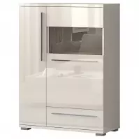 Vitrína Piano V90-2KS1F/PN-71/KA/71 lakované beige Vitrína Piano V90-2KS1F/PN-71/KA/71 lakované beige