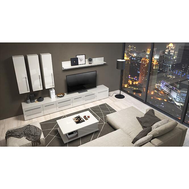 Vitrína Piano V90-2KSV/PN-71/KA/71 lakované beige