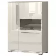 Vitrína Piano V90-2KS/PN-71/KA/71 lakované beige Vitrína Piano V90-2KS/PN-71/KA/71 lakované beige