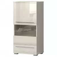 Vitrína Piano V60-1KS1F/PN-71/KA/71 lakované beige Vitrína Piano V60-1KS1F/PN-71/KA/71 lakované beige