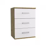 Nočný stolík Goda III 3S artisan/biely