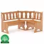 Rohová lavica borovica NR101-150x86x110 jelša