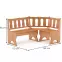 Rohová lavica borovica NR101-150x86x110 jelša,4