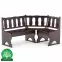 Rohová lavica borovica NR101-150x86x110 orech