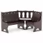 Rohová lavica borovica NR101-150x86x110 orech,3