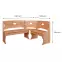 Rohová lavica borovica NR103-150x86x120 jelša,2