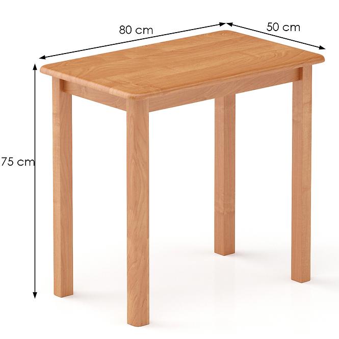 Stôl borovica ST104-80x75x50 jelša