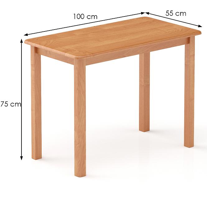 Stôl borovica ST104-100x75x55 jelša
