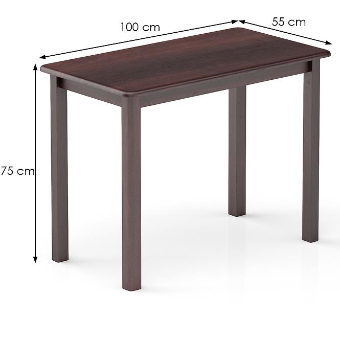 Stôl borovica ST104-100x75x55 orech