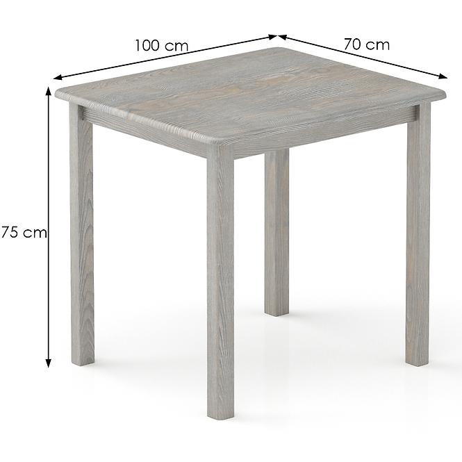 Stôl borovica ST104-100x75x70 grey