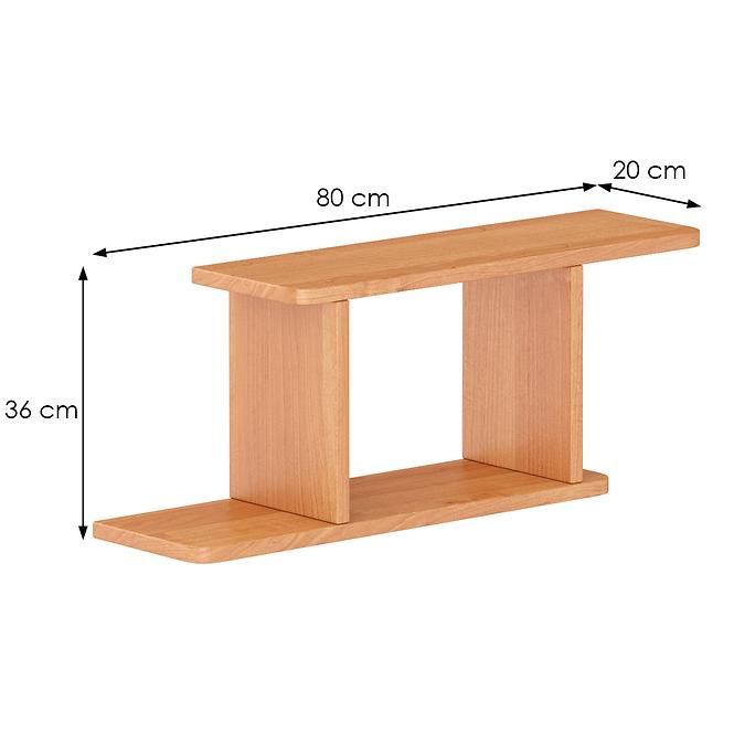 Polička borovica PK106-80x36x20 jelša