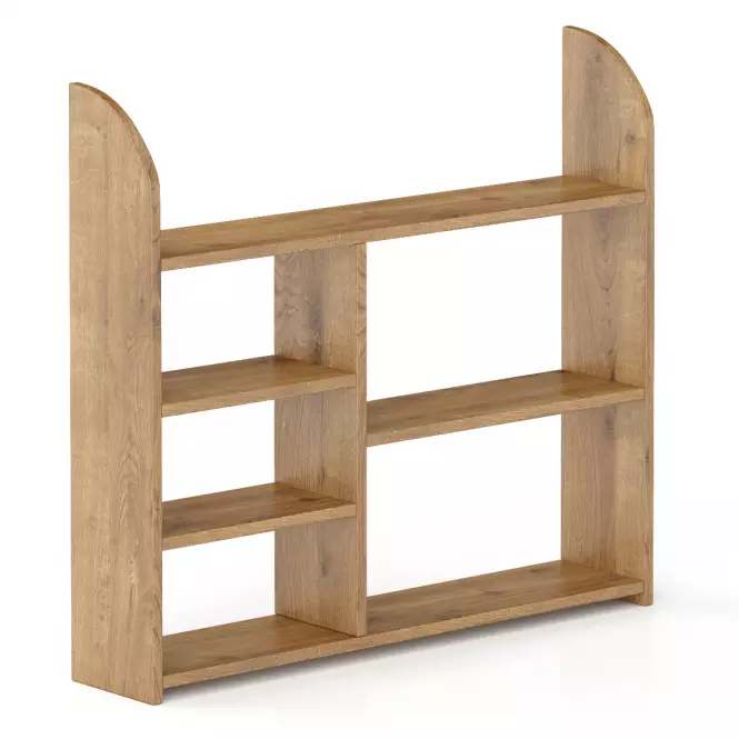 Polička borovica PK107-100x90x20 dub,2
