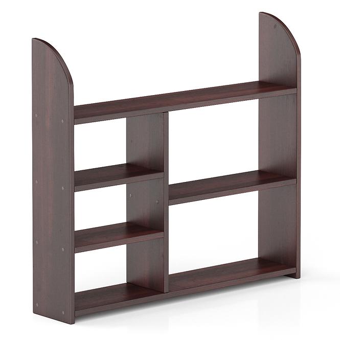 Polička borovica PK107-100x90x20 orech