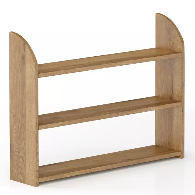 Polička borovica PK112-90x68x19 dub,2