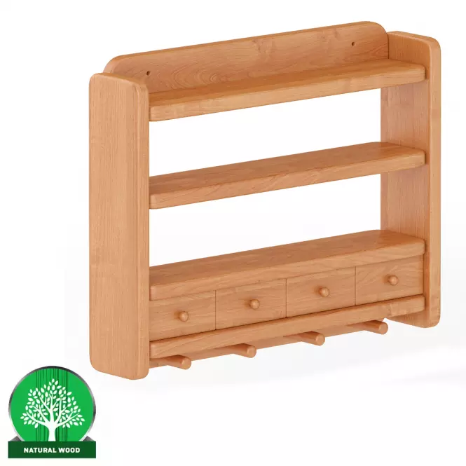 Polička borovica PK118-50x40x10 jelša