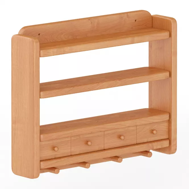 Polička borovica PK118-50x40x10 jelša,2