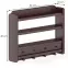 Polička borovica PK118-50x40x10 orech,3