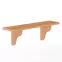 Polička borovica PK121-80x25x20 jelša,2