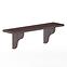 Polička borovica PK121-80x25x20 orech,2