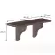 Polička borovica PK122-60x25x20 orech,3