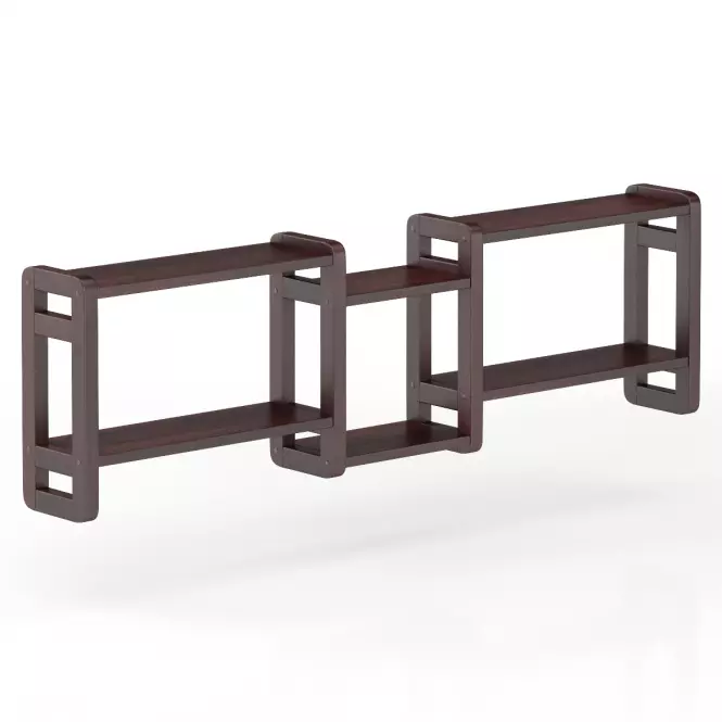 Polička borovica PK103-150x44x19 orech,2