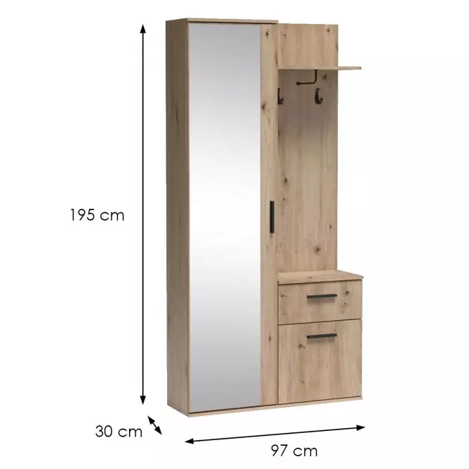 Predsieňový nábytok Lux Artisan,3